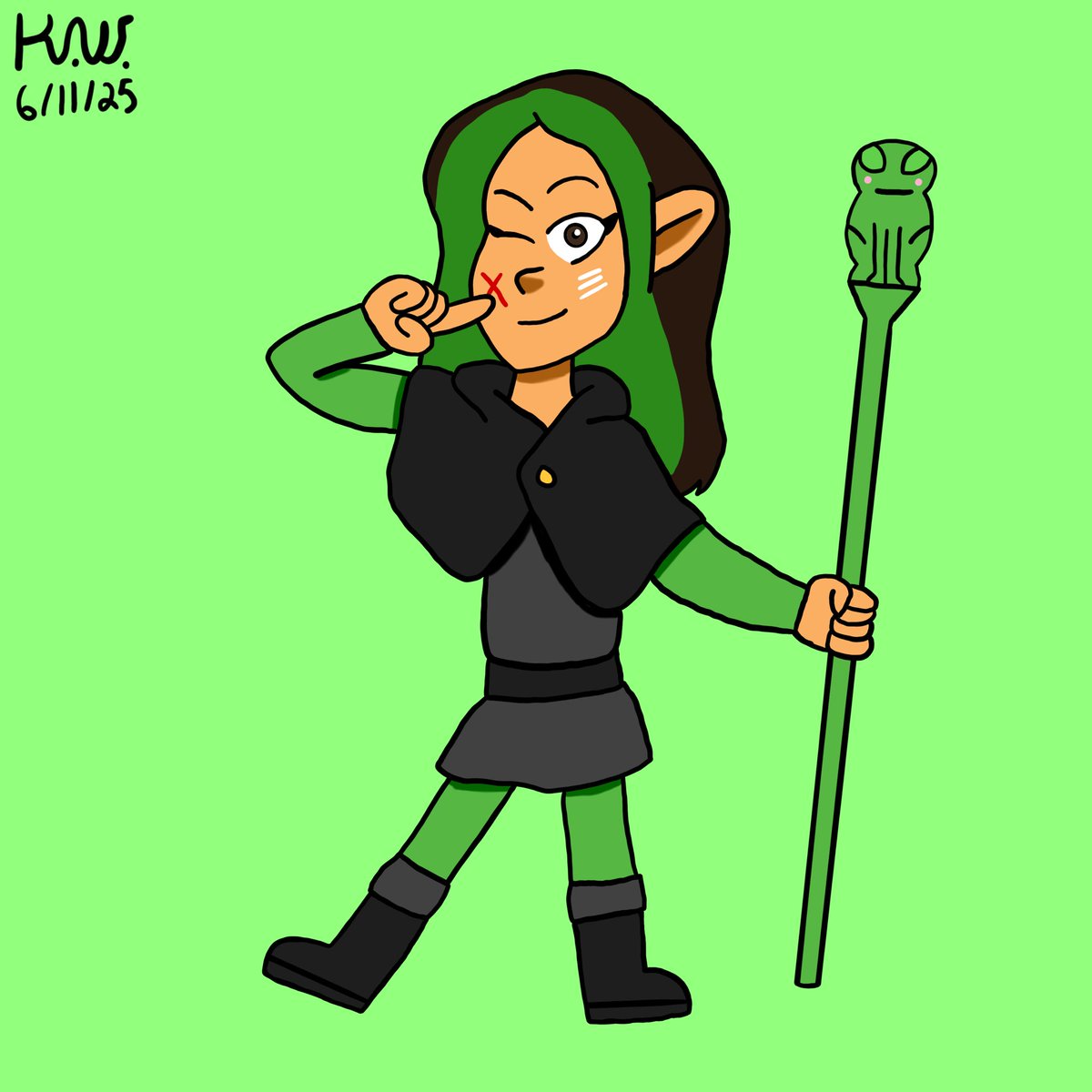 ArtByKhalilW's tweet image. I briefly remembered how obsessed I was with drawing TOH Witchsona’s in the past, and I couldn’t resist drawing my favorite green-haired gal! 🐸

#AiricaDemia #TheOwlHouse #Witchsona #DigitalArt #Procreate #IPadDrawing #DigitalDrawing #Drawing #ArtistsOnTwitter