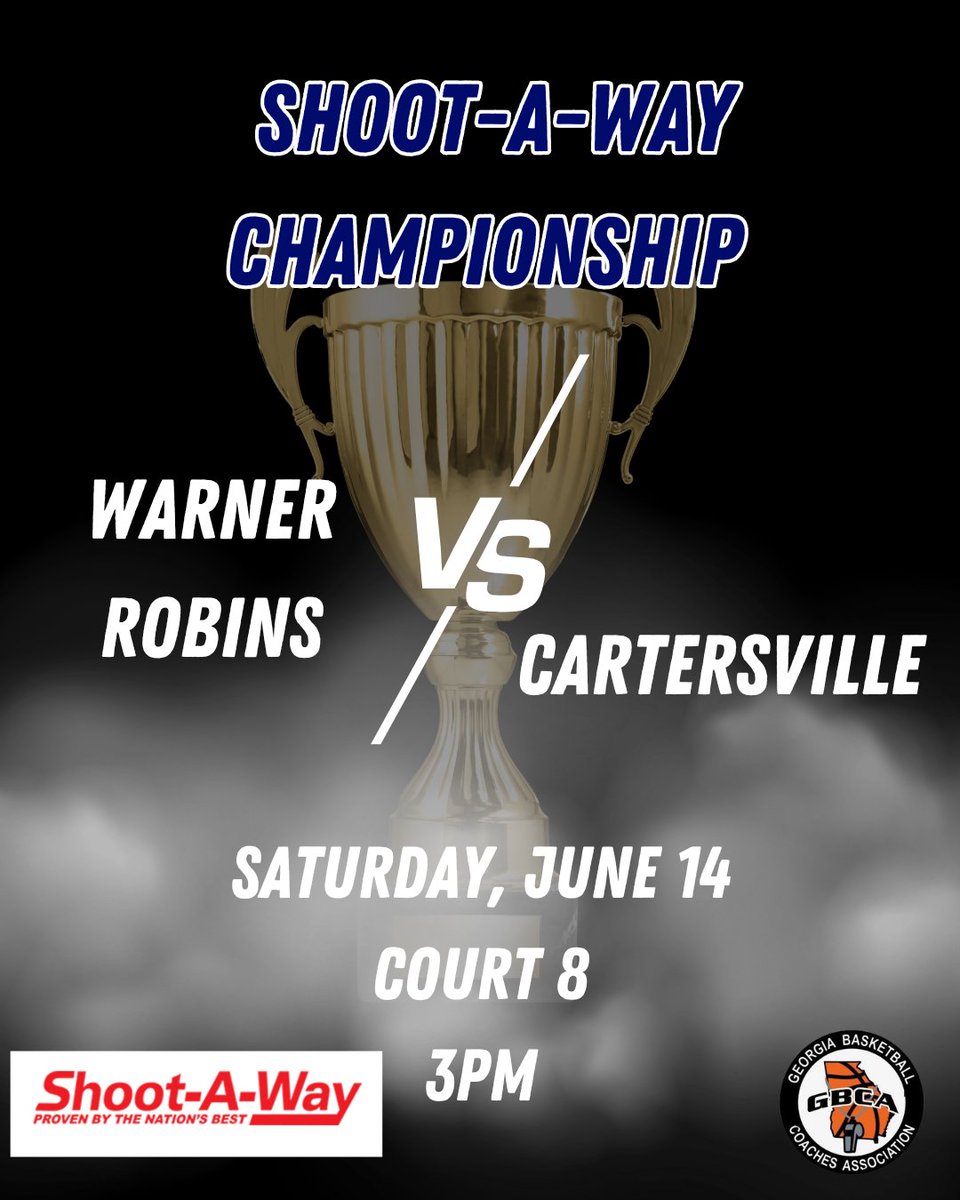 GBCA Girls Live Event (@girlsgbcalive) on Twitter photo The stage is set for the <a href="/shootaway/">Shoot-A-Way</a> Championship!
Warner Robins takes on Cartersville at 3pm
#gbcagirlslive The stage is set for the <a href="/shootaway/">Shoot-A-Way</a> Championship!
Warner Robins takes on Cartersville at 3pm
#gbcagirlslive