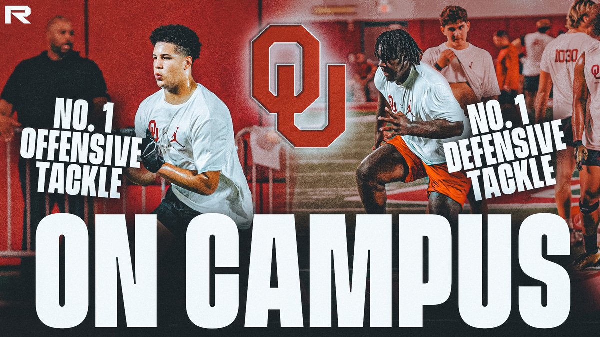 The No. 1 Offensive Tackle and No. 1 Defensive Tackle in the country both camped with the #Sooners this week 👀

We're breaking it all down on this week's <a href="/SoonersPodcast/">OUinsider.com: Under the Visor SoonersPodcast</a> ⬇️
youtu.be/EzQn67t_7Q8