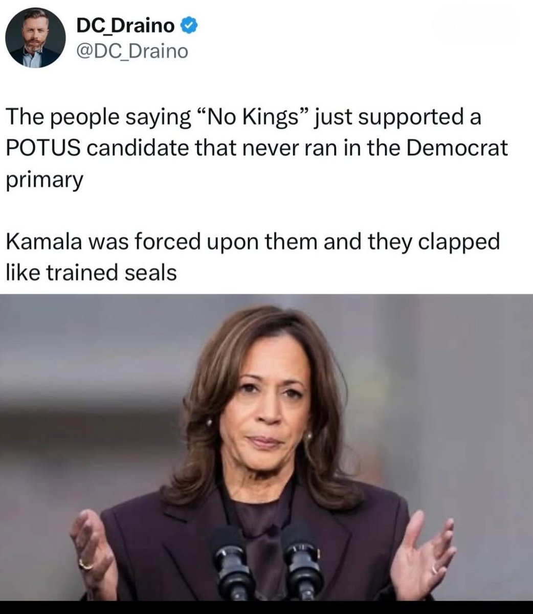 They love Kings! I mean technically she would be a queen so it's a bit of a loophole, but same thing. She got less than 3% in the polls when she ran in 2020, and somehow became the nominee 4 years later. LOL CROOKS!!