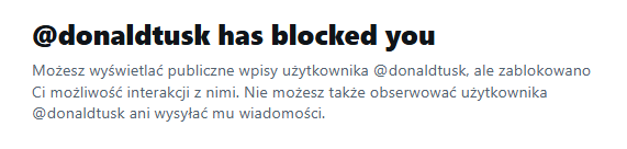 SawiczSulima's tweet photo. Zablokował mnie - rozpłakałem się ... https://t.co/O4unE0SXka