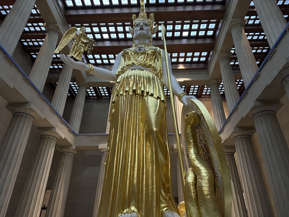 anand_bhattad's tweet image. Highly recommend checking out the Parthenon if you’re in Nashville for #CVPR2025. It’s an exact 1:1 replica of the original in Athens.
