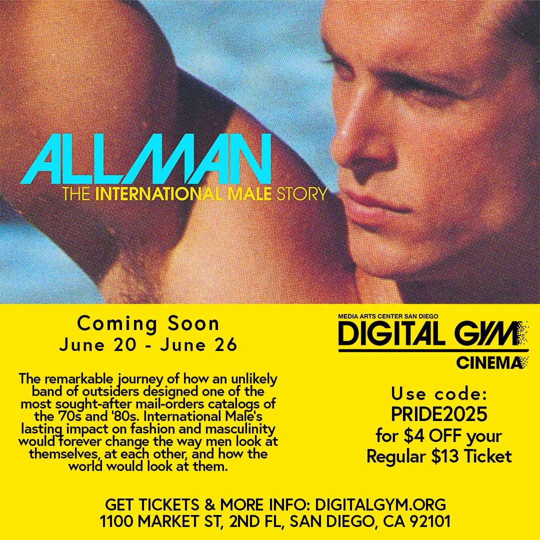 Tix o sale now at:
digitalgym.org/movies/all-man…

<a href="/DigitalGymSD/">Digital Gym CINEMA</a> <a href="/allmanmovie/">ALL MAN</a>