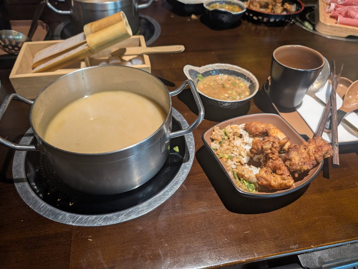 Hotpot time before DND! Always so good.