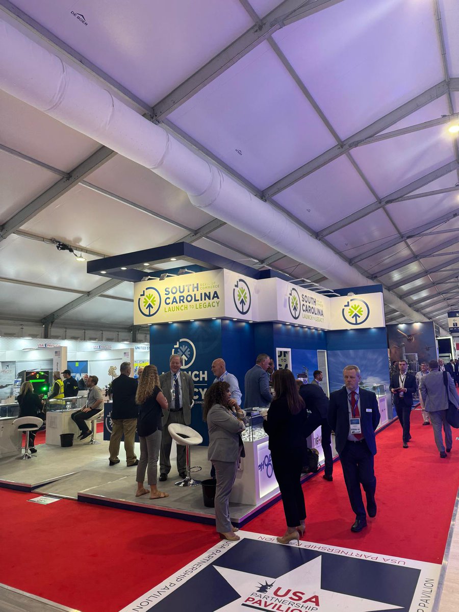 The <a href="/SCcommerce/">SC Dept. of Commerce</a> is once again attending the <a href="/salondubourget/">Paris Air Show</a> as part of its commitment to promoting local businesses by showcasing the state’s manufacturing and dedicated workforce in the aerospace industry. Access the #USA digital directory. ➡️ sourcehere.com/company/467