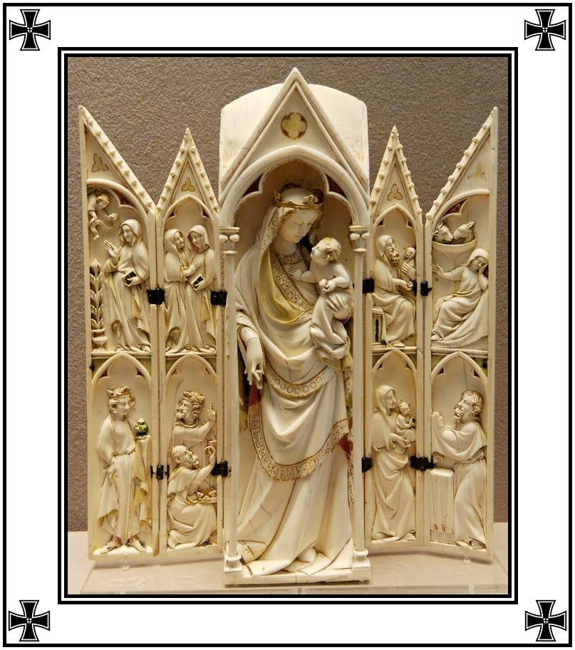 Hail Mary, full of grace, the Lord is with thee; blessed art thou among women and blessed is the fruit of thy womb, Jesus. Holy Mary, Mother of God, pray for us sinners, now and at the hour of our death. Amen. TeutonicOrder.com