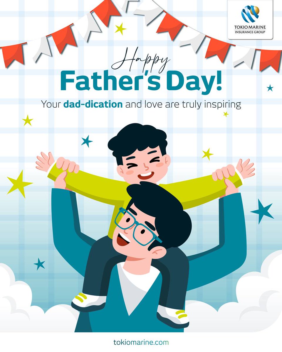 Today, we celebrate dads, granddads, father figures, and everyday heroes who lead with love, strength, and heart. 

This Father’s Day, let’s add some extra laughter. Share your favorite moments with your Dad in the comments below!

#TokioMarine #FathersDay #CelebrateDads