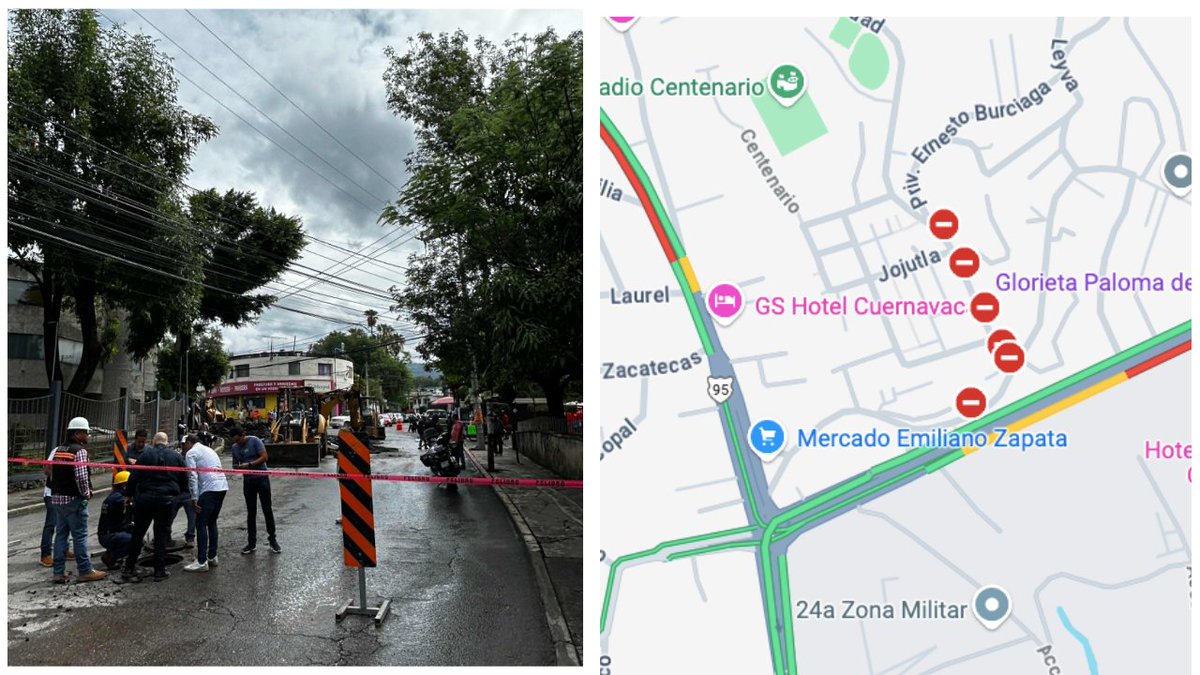 24_morelos's tweet image. SE MANTENDRÁ CIERRE DE AV. UNIVERSIDAD ESTE FIN DE SEMANA 

Recuerda que este sábado 14 y domingo 15 de junio, la Avenida #Universidad #Cuernavaca se mantendrá cerrada por trabajos de reparación, mientras se aplica #concreto hidráulico para garantizar una solución duradera.