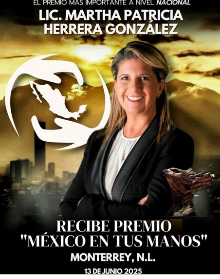 🎉 ¡Felicidades, <a href="/MarthaHerreraNL/">Martha Herrera</a> !
Ayer 13 de junio recibió el Premio México en tus Manos, otorgado por la Fundación Movimiento Social por la Paz.
Su trabajo incansable por el desarrollo social y la equidad nos inspira. 🏅
#LíderIWFMéxico #MujeresQueTransforman