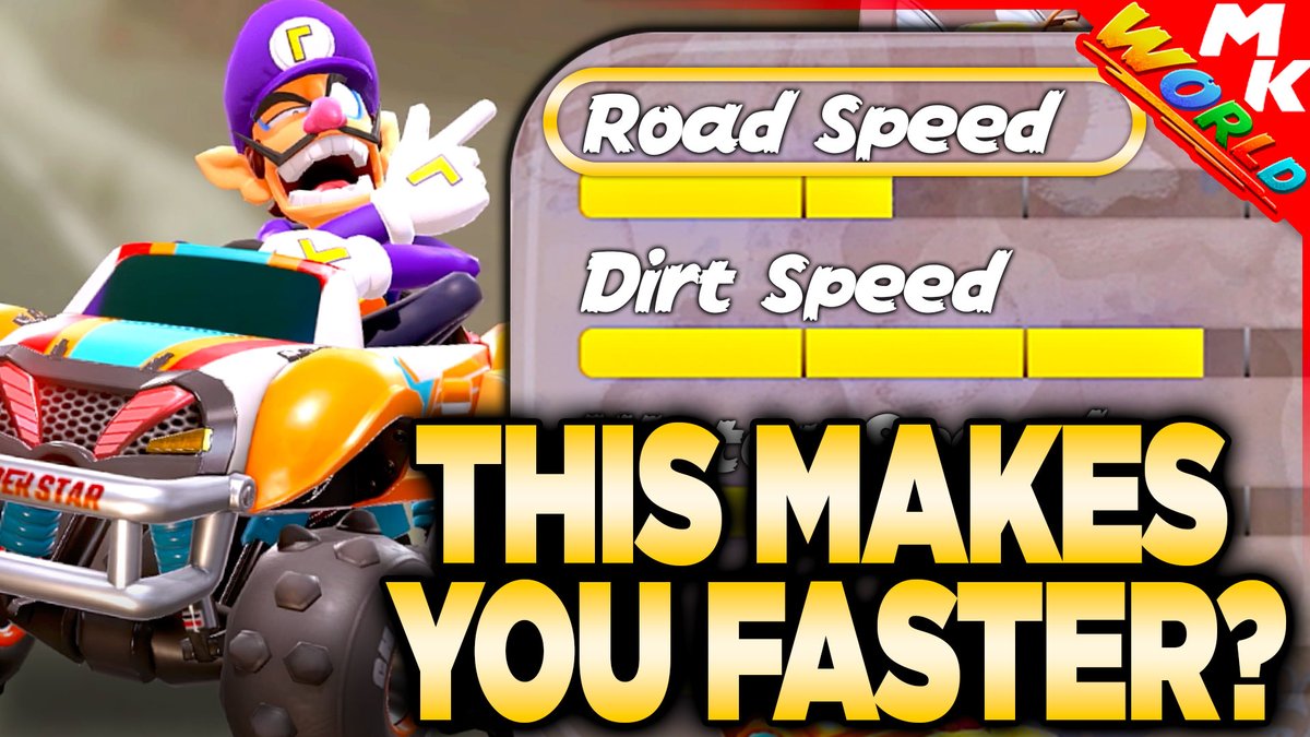 Does This Mario Kart Stat Make You Faster? youtu.be/87DqteM0CfY