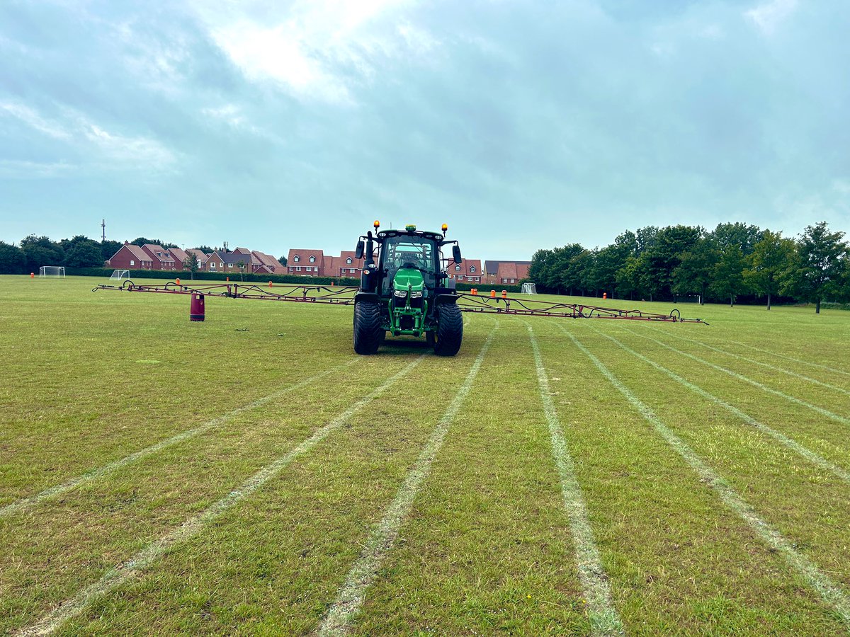 Nice early start this morning to get some school sites sprayed for weed.