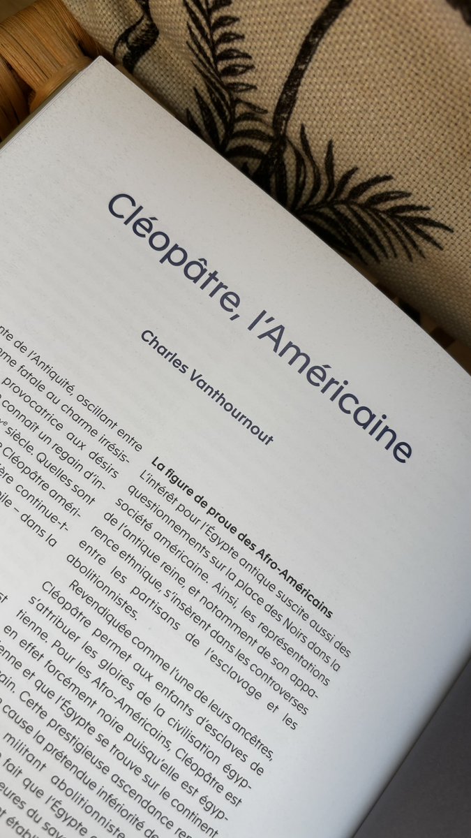 Heureux d’avoir participé à ce beau projet Le Mystère Cléopâtre @Institut_Arabe, avec une pensée particulière pour <a href="/SchwentzelG/">Christian-Georges SCHWENTZEL</a> dont la confiance et les conseils ont été, une fois de plus, déterminants. #IMA #Cléopâtre