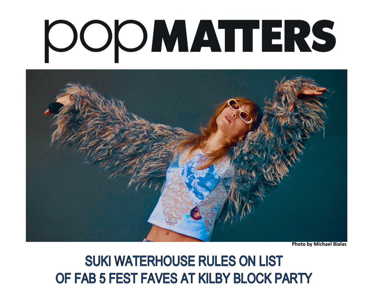 mjbialas's tweet photo. @sukiwaterhouse @delwatergap @TheMagFields You’re on a roll. Hard to beat @kilbyblockparty show in May. https://t.co/kc6aPYocZI https://t.co/v3nJJ0Imm4