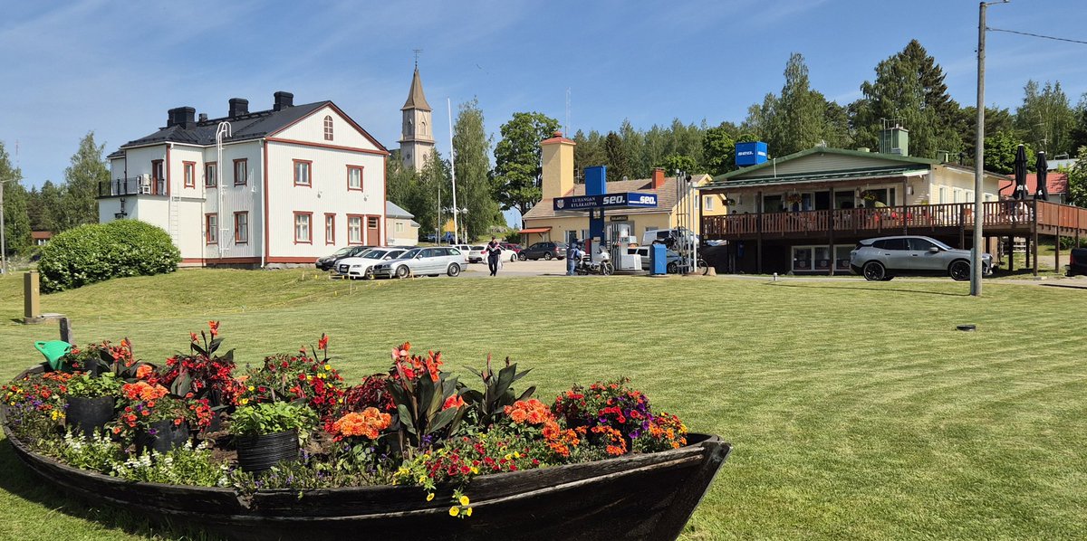 Päijänteen maisematietä Luhankaan keskikesän kukkaloistossa #Cycling