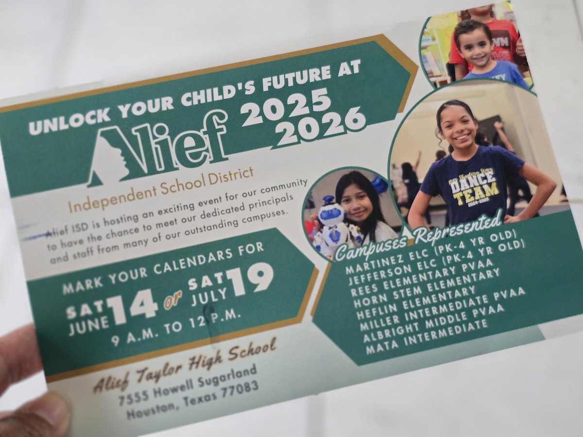 MsMcIntyre (@msldmac) on Twitter photo Look what was in my Fresno, TX mailbox today! Alief ISD representation is everywhere - even outside the district lines! Love to see it! Missed today? Check them out on July 19th ππ€ #AliefISD #ReesStars Look what was in my Fresno, TX mailbox today! Alief ISD representation is everywhere - even outside the district lines! Love to see it! Missed today? Check them out on July 19th ππ€ #AliefISD #ReesStars