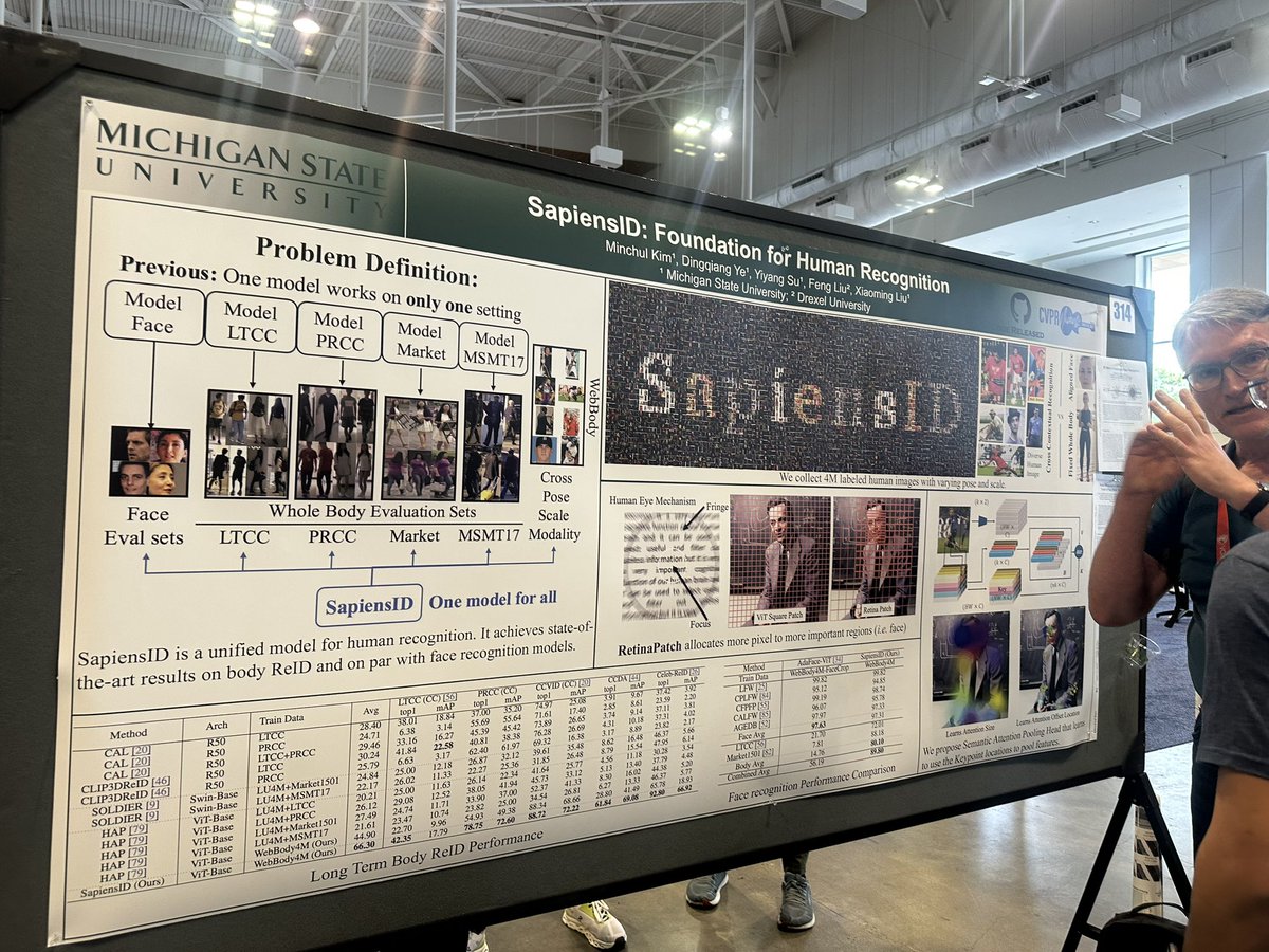 MonaJalal_'s tweet image. SapiensID: Foundation for Human Recognition
arxiv.org/pdf/2504.04708
#CVPR2025 @drexel_coas @michiganstateu @CVPR #reID #foundationmodels #computervision #deeplearning