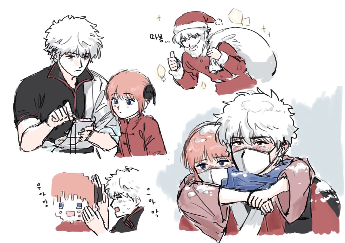 긴토키는 왤케 아빠짓을 하나요
딸내미를 너무 이뻐함 미치겠음