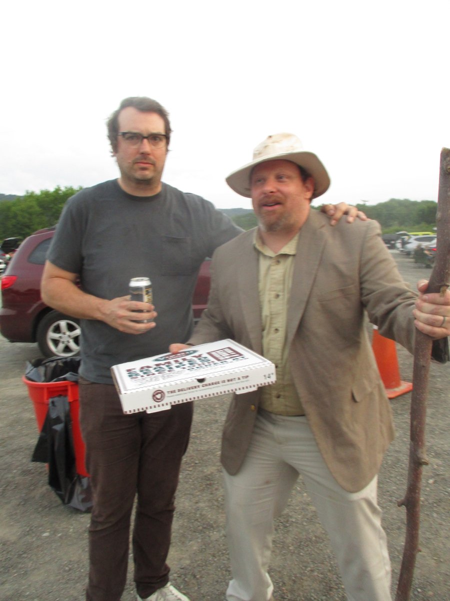 brotherzee's tweet photo. More pix of Jonah Ray at the #MST3K Ultimate Fan Event at the @MahoningDIT, including hugging the newly engaged couple of MSTies! #driveins #mst3000 #driveintheaters #torgo @MST3K @MST3KInfo #JonahRay #mahoning #hashtag https://t.co/F61AbstDkJ