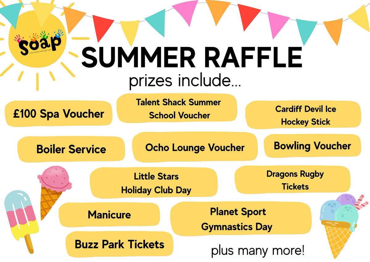 Summer raffle tickets available now! 
peoplesfundraising.com/raffle/soap-su…