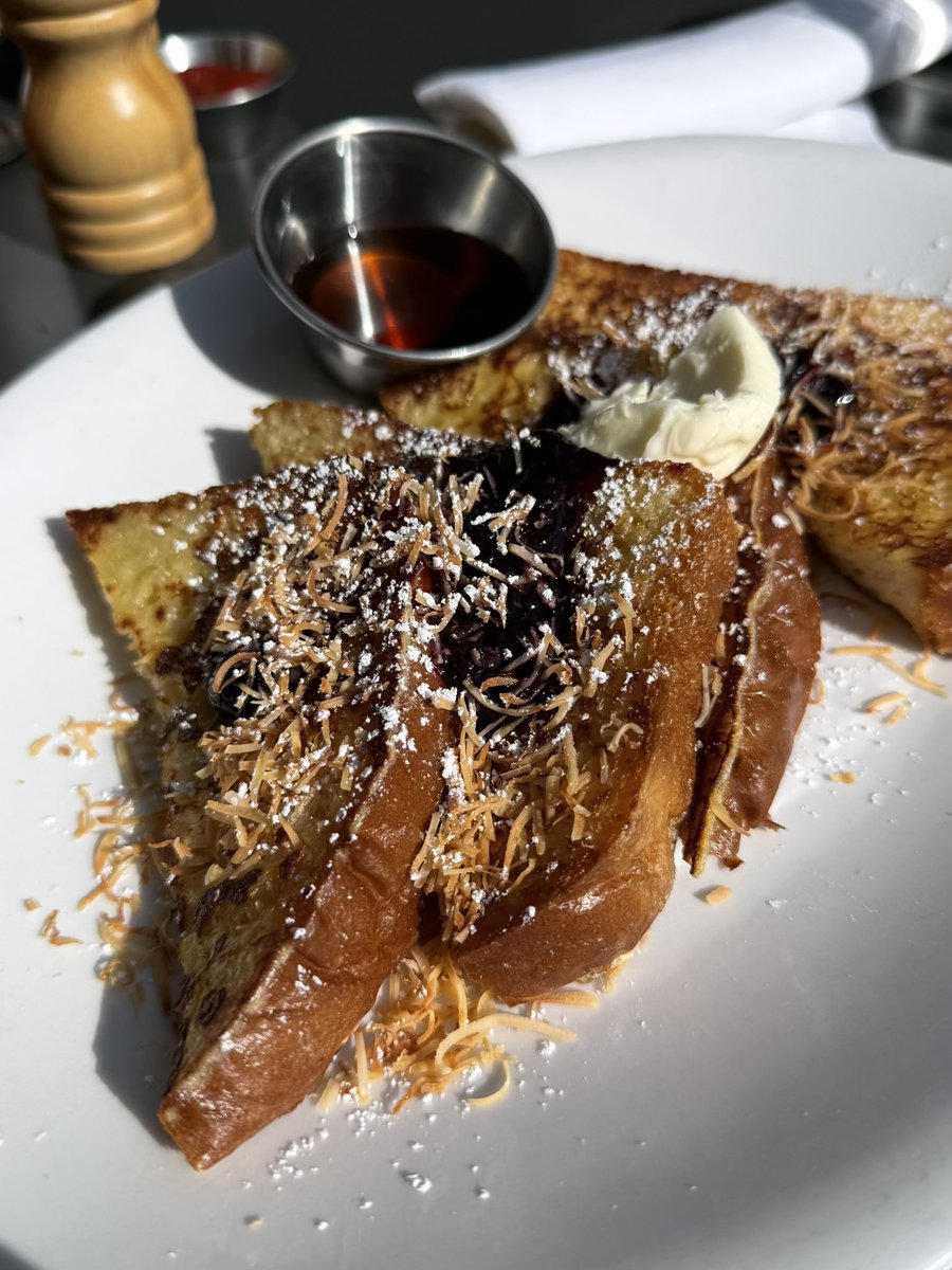 blueberry coconut french toast