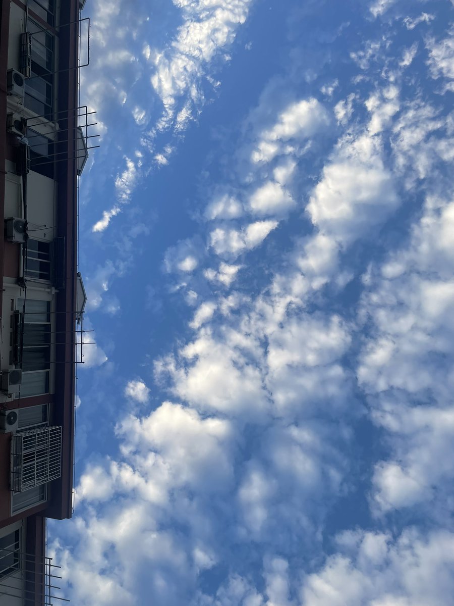 虽然周末才过了一半
但已经是快乐实践+吃了超好吃的两顿大餐的超幸福24小时！🥳🥳🥳

究竟是什么样的人会一直喜欢拍天空呢～
And梅雨季快结束吧！

#小圈 #小圈实践 #spanking #sp