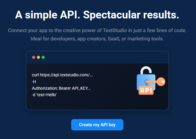textstudio's tweet photo. We just launched the official TextStudio API 🎉
You can now generate beautiful text effects with a simple GET request.

No SDK, no complexity, just pure creativity for devs, makers, and automation tools.

Docs &amp; examples: https://t.co/TbtldPaVUr
Let us know what you build!

#api https://t.co/N3CXI8Bum4