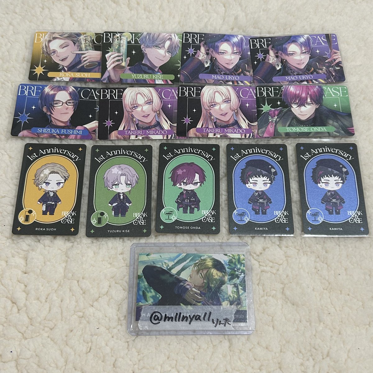 ︎✧︎交換✧ブレマイ ブレイクマイケース 1周年 特典

譲︎✧須王 城瀬 宇京 節見 御門 𖤐恩田 神家

求︎✧ 壱川 環野

𖤐は他と含め2:2での交換優先
明日渋谷(13時頃まで)or池袋(15時頃)での手渡し
検索からもお気軽にお声がけ下さい