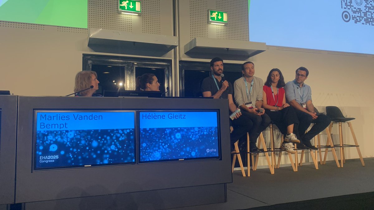 Fantastic data shared and discussed at the 3rd YERM session on cell fate and cell plasticity including normal and malignant hematopoiesis. 

#EHA2025