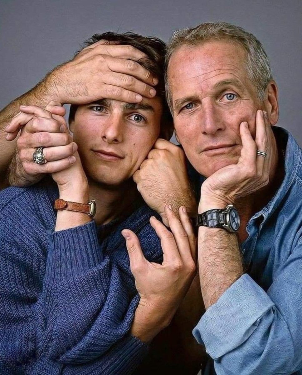 JuanmadelaPoza's tweet photo. #TomCruise y #PaulNewman trabajaron juntos en #ElColorDelDinero (#TheColorOfMoney, 1986), de #MartinScorsese. Reflexión espléndida sobre los sueños y la vida, disfrazada de enfrentamiento generacional. https://t.co/9gGQAvNqch