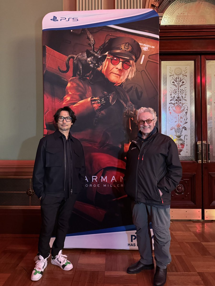 小島秀夫監督とジョージ・ミラー監督サイン入りA4写真 小島秀夫 on X: 