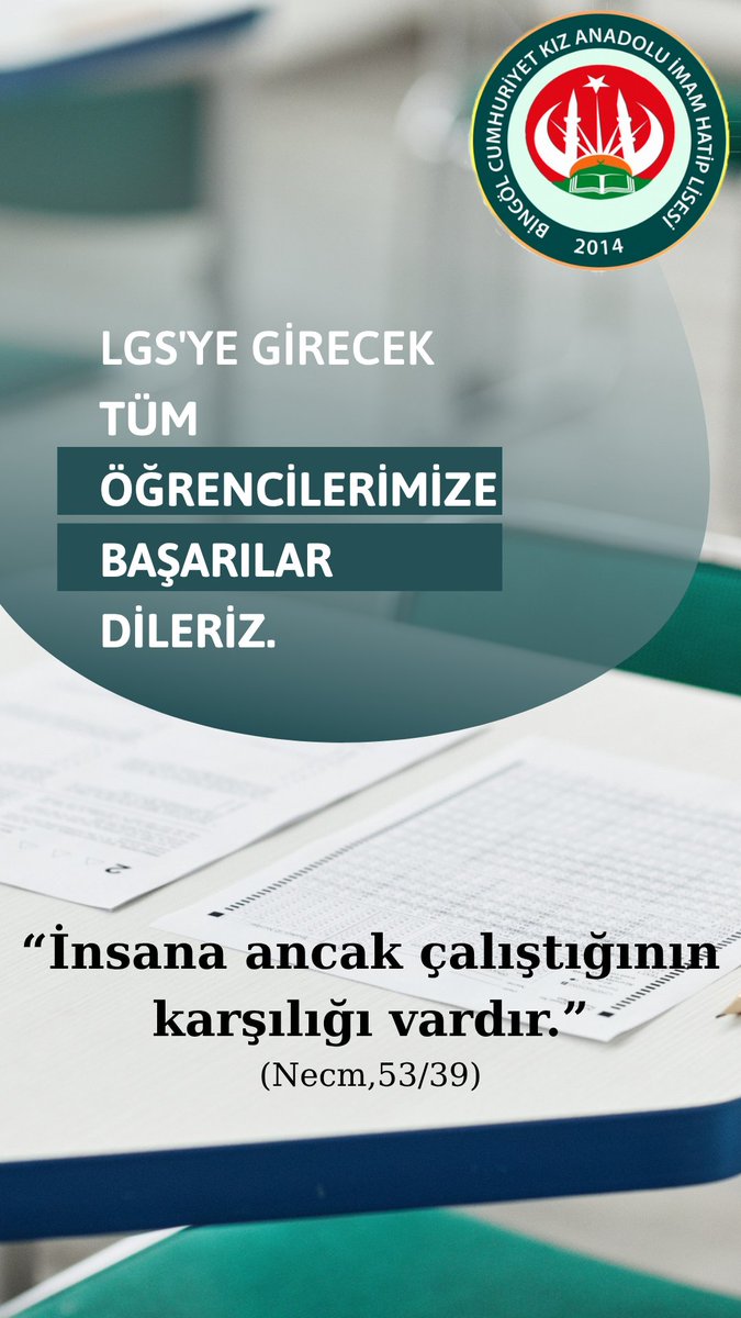 CUMHURİYET KIZ ANADOLU İMAM HATİP LİSESİ (@ck_imam_hatip) on Twitter photo 