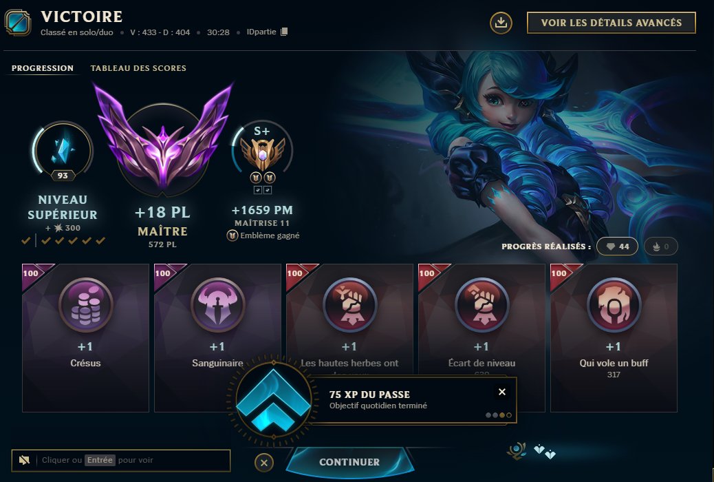 Riot svp j'ai gagné 150 lp en 2 jours envoyé au moins des + 20 je suis à genoux
