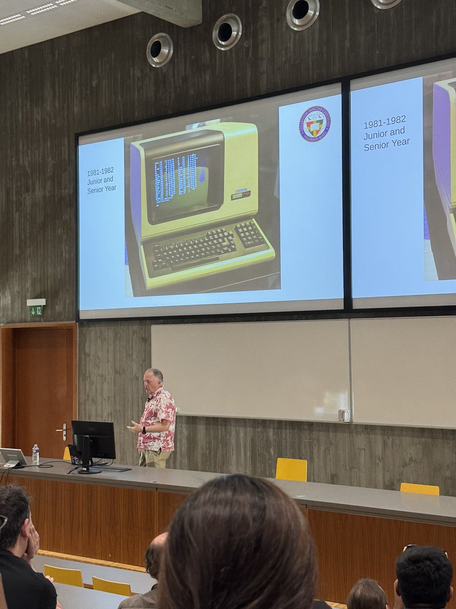 vtunka's tweet image. @rhatdan having awesome talk titled &quot;Red Hat Obituary - Lessons learned with a career in software?&quot;. Don&apos;t be discouraged by the title, he&apos;s giving a really fun talk about CS history and sharing battle stories. What a career and impact, well done Dan! 

#devconf_cz