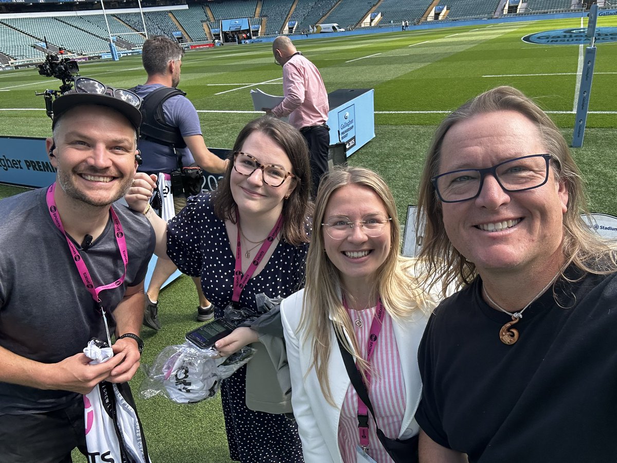 What a top team! It’s been emotional! What a season 🏉 The big finish - Let’s get at it! #BATvLEI #PremFinal <a href="/premrugby/">Premiership Rugby</a>