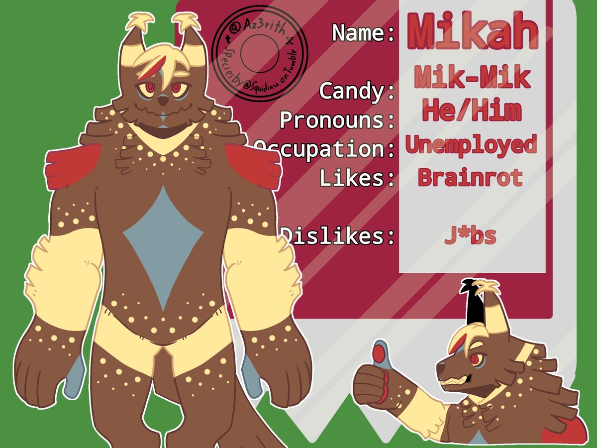 Az3rith's tweet photo. 📌 I guess I need a new pinned Tweet

Hello, I am Az3rith and I draw (sometimes)
I'm an adult, but that doesn't mean I should do adult things on main.
I'm not that active on Twitter, so don't expect anything from me here. https://t.co/WtvIjjd308