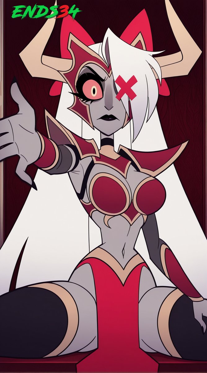 emptyfox1's tweet photo. Vaggie (Morathi cosplay)
#HazbinHotel #vaggie #Morathi #rule34 #AIart https://t.co/f10iBsiHm2