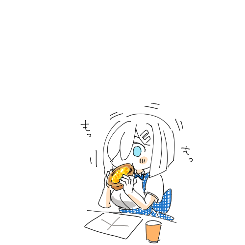 浜風(艦これ) 「」|ごんのイラスト