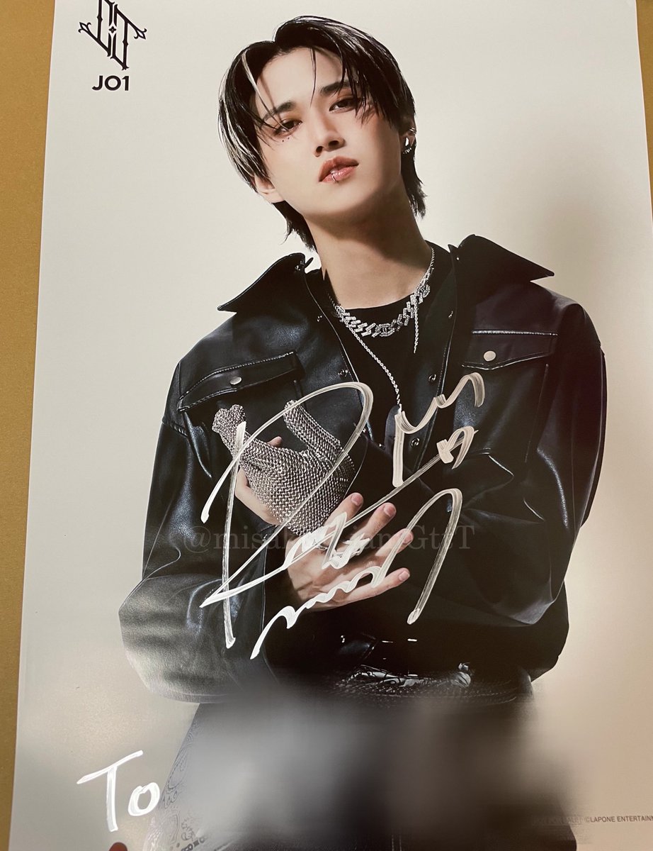 JO1 全員サイン会 ポスター BE CLASSIC b956a86d06f7a0e870988334abc673