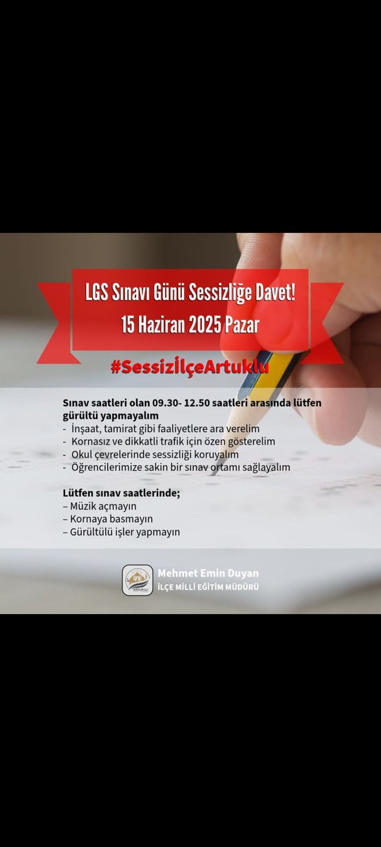 #SessizİlçeArtuklu