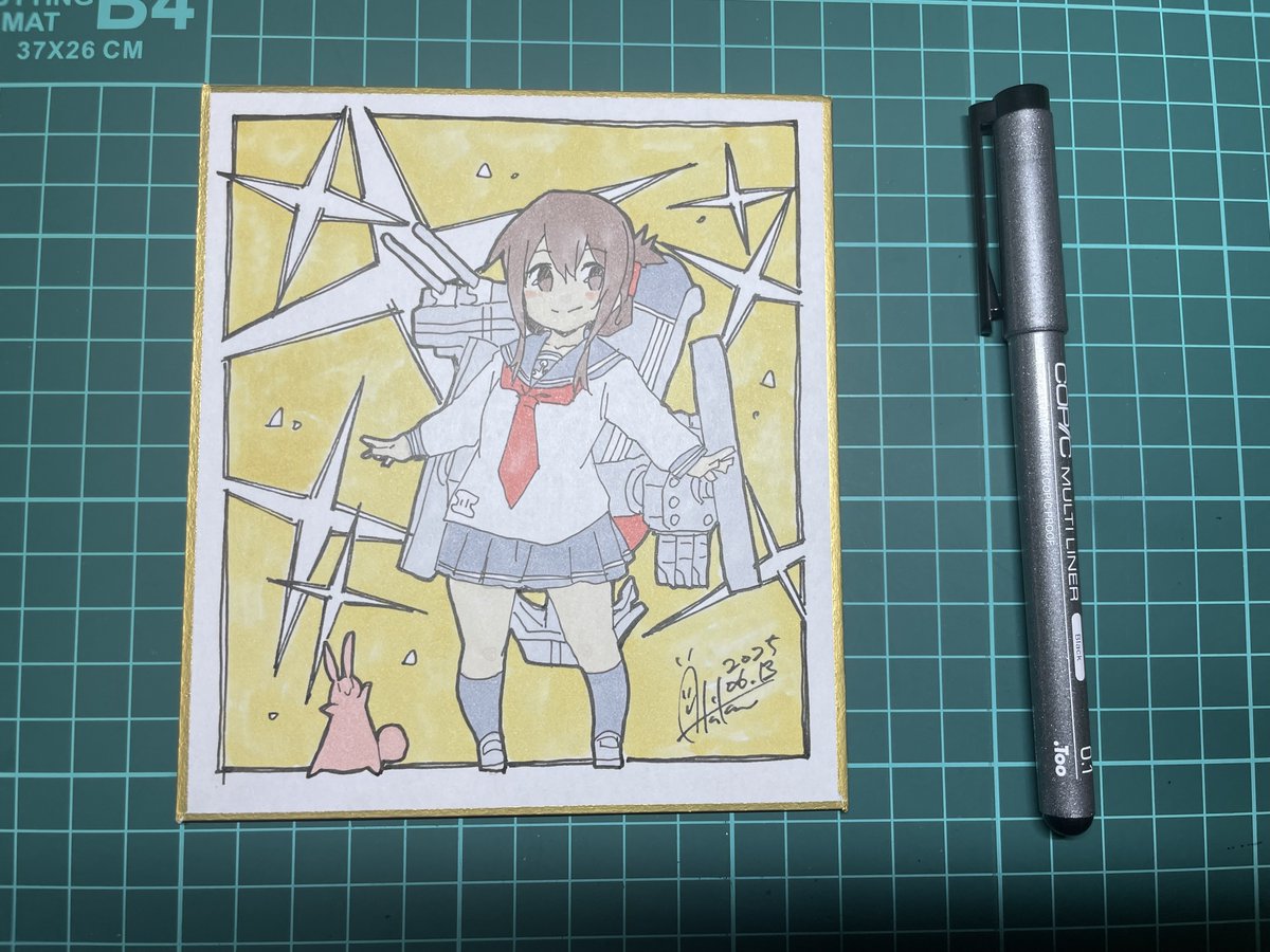ブログ更新しました!
今月描いた色紙まとめました!

pixivFANBOXで2025年6月(2025/06/14更新)を公開しました! https://t.co/OmJlSNzGlm 