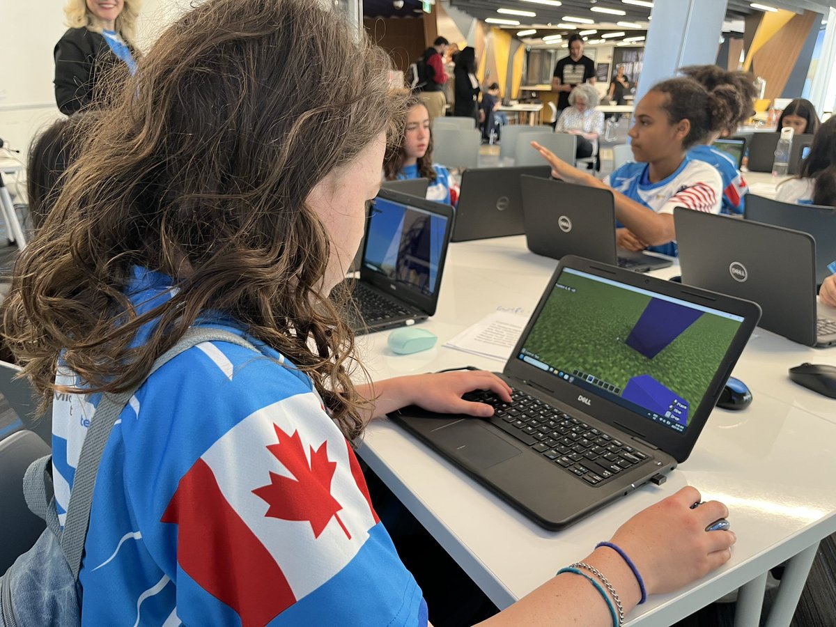 Zélia (@zeliamct) on Twitter photo #GirlWhoGame #Esports #Gaming Showmatch #MinecraftEDU <a href="/Minecraft/">Minecraft</a>
🎮 collaborative world build challenge going strong while <a href="/KatPapulkas/">Katina</a> shares about #GWG
#TorontoGamesWeek <a href="/torontogameswk/">Toronto Games Week</a>
#xpgamesummit <a href="/XPGamingInc/">XP Gaming Inc.</a>
<a href="/DellTech/">Dell Technologies</a> <a href="/intel/">Intel</a> <a href="/MicrosoftEDU/">Microsoft Education</a>
@playcraftlearn <a href="/tdsb/">Toronto District School Board</a>
1/ #GirlWhoGame #Esports #Gaming Showmatch #MinecraftEDU <a href="/Minecraft/">Minecraft</a>
🎮 collaborative world build challenge going strong while <a href="/KatPapulkas/">Katina</a> shares about #GWG
#TorontoGamesWeek <a href="/torontogameswk/">Toronto Games Week</a>
#xpgamesummit <a href="/XPGamingInc/">XP Gaming Inc.</a>
<a href="/DellTech/">Dell Technologies</a> <a href="/intel/">Intel</a> <a href="/MicrosoftEDU/">Microsoft Education</a>
@playcraftlearn <a href="/tdsb/">Toronto District School Board</a>
1/