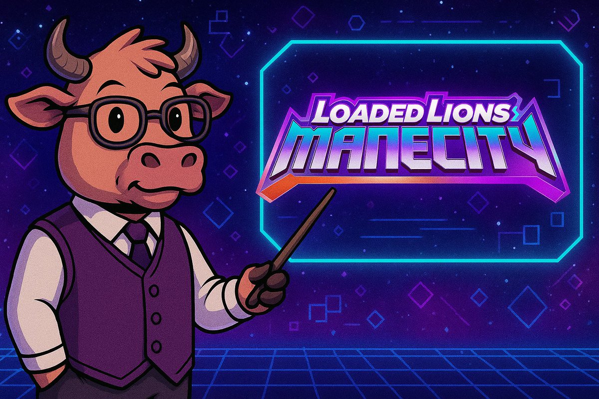 📢🐮 "Listen up, builders!"
I'm Professor Moolstein, your blockchain bovine guide from Cows Gone Mad  and today I'm here to break down 🧠 the buzz behind Loaded Lions: Mane City and how our moo-vement is integrating with it!

1/ 🏙️ What is Mane City?
Loaded Lions: Mane City is