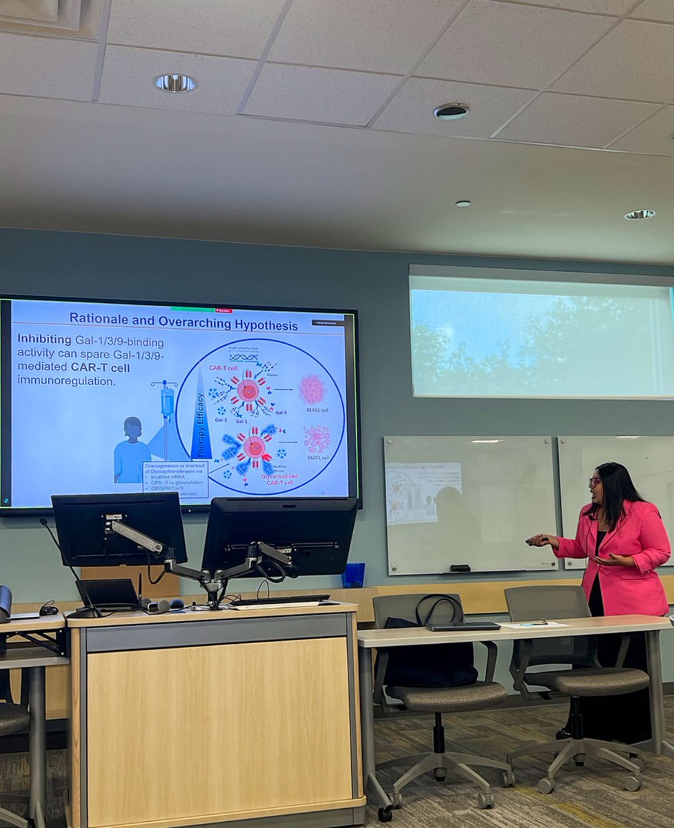 We are happy to share that Lee Seng Lau successfully defended her doctoral dissertation! 💙🎓

Lee's research focuses on improving CAR-T cell therapy for diffuse large B-cell lymphoma,  opening the door to smarter and stronger glycoengineered CAR-T cells.

Congratulations!!!