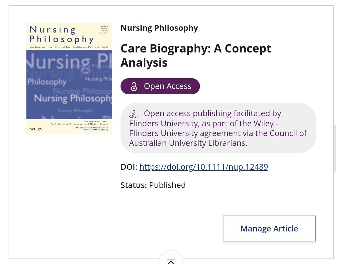 📢 New research coming soon!
Excited to share our upcoming open-access review on telehealth for homebound people—stay tuned! 🏠📊
In the meantime, check out my latest work on care, complexity &amp; inclusion 👇
#OpenAccess #FHBP #HealthEquity #SystematicReview #CareResearch
