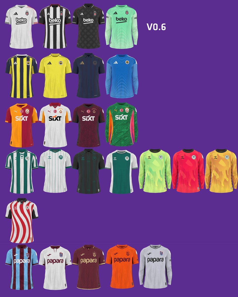 kitmaker_Fatih's tweet photo. FC25 2025-26 Süper Lig Forma Paketi V0.6 [MP-25 Uyumlu]

V0.6:

Beşiktaş 2025-26 seti tamamlandı.

Beşiktaş şort ve konçları güncellendi.

Beşiktaş sol kol sponsoru güncellendi.

https://t.co/AyM4n1mrkj https://t.co/PzMdE3LnPk