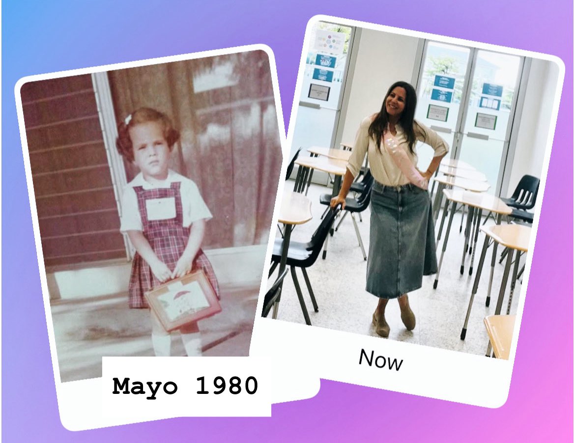 Yendo al colegio y luego… trabajando en un colegio ❤️

#VidaDeProfe