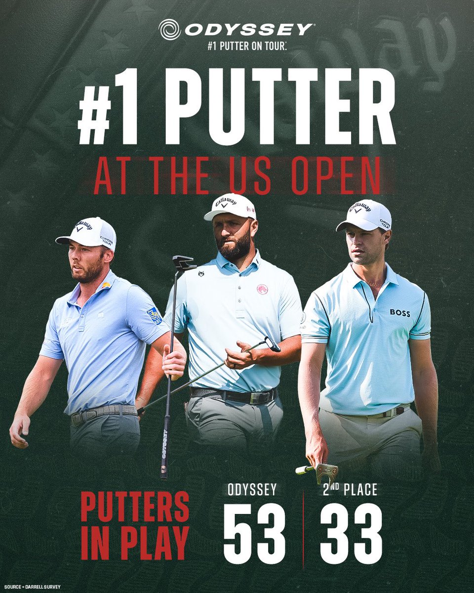 This month, we’re celebrating 25 consecutive years as the #1PutteronTour—and this week is no different. At the U.S. Open, we’re proud to be the #1 putter once again, with 20 more putters in play than any other brand. ☝️