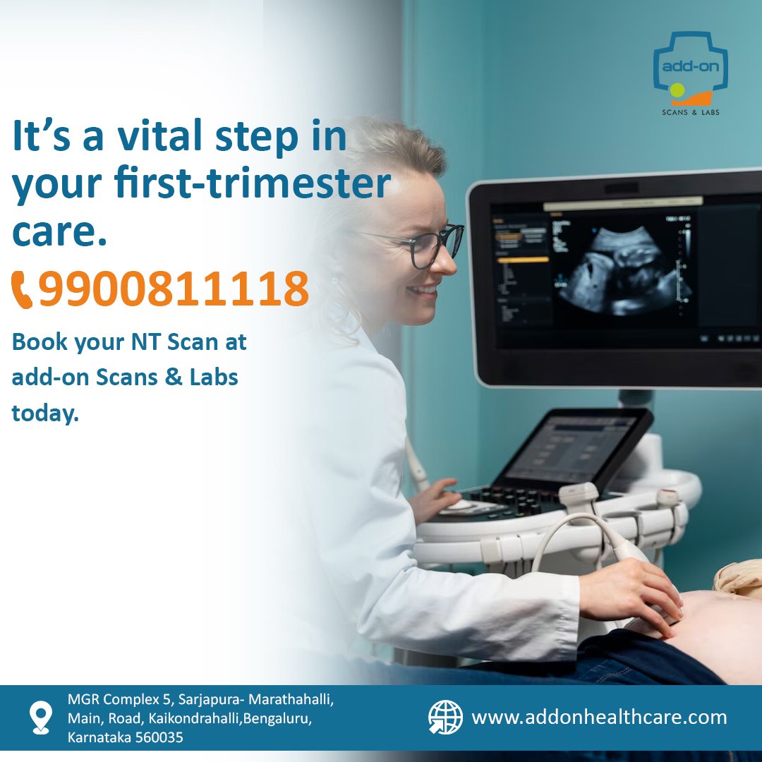 addonscans's tweet image. 🍼 Why NT Scan Matters?
Your baby’s health journey starts here 💖 #addonhealthcare #NTScan #FirstTrimesterCare #PrenatalScan  #WTC2025 #दहेज_दानव_से_मुक्ति #WtcFinal2025 #JusticeForSushantSinghRajput