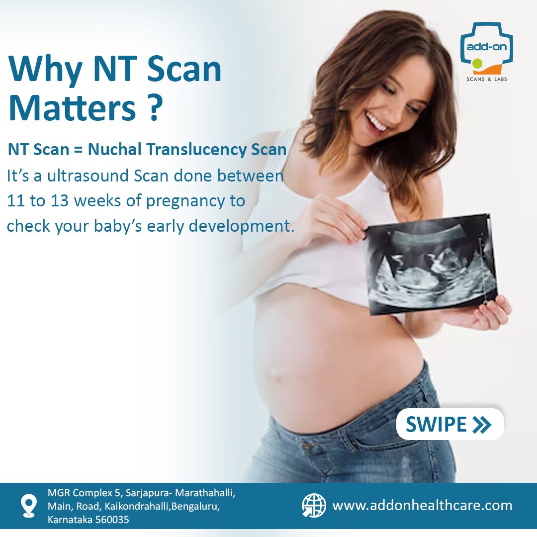 addonscans's tweet image. 🍼 Why NT Scan Matters?
Your baby’s health journey starts here 💖 #addonhealthcare #NTScan #FirstTrimesterCare #PrenatalScan  #WTC2025 #दहेज_दानव_से_मुक्ति #WtcFinal2025 #JusticeForSushantSinghRajput
