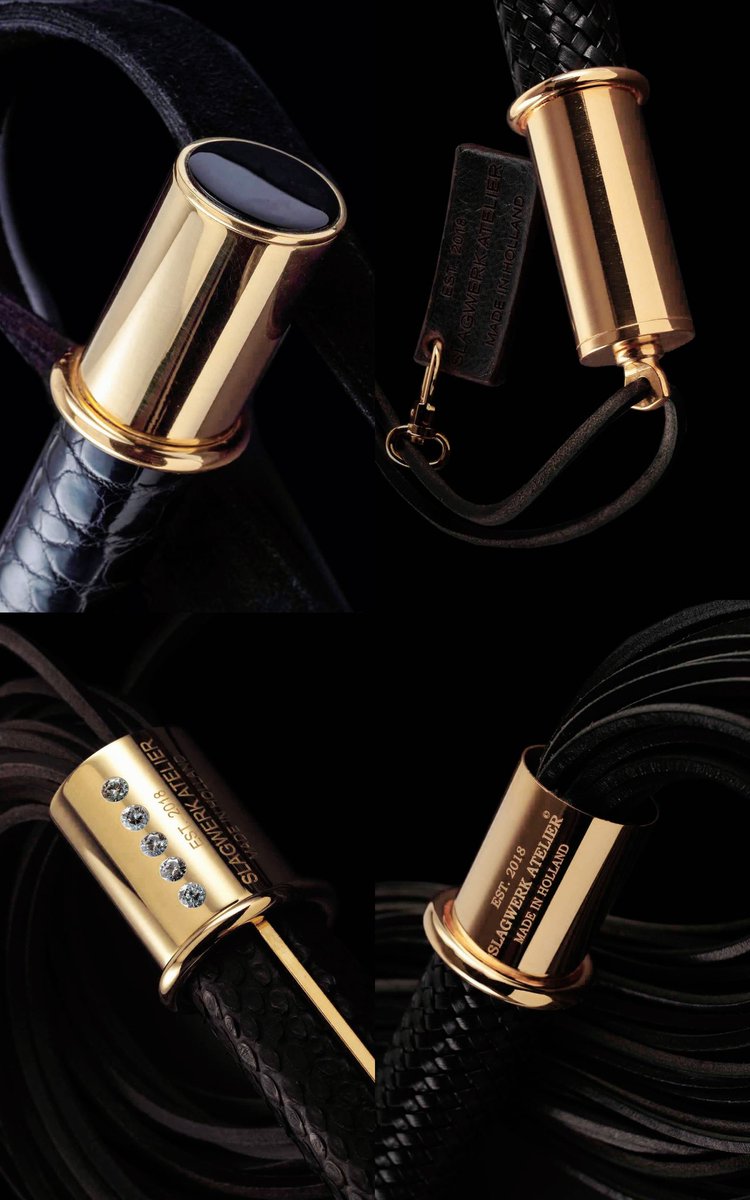 Luxury equipment which we handmade in Holland.
With or without your favorite gem stones.
Gold plated or solid 18krt gold,  we got it all.
Please reach out to us to know more or design together with us your secret desires!
We love to hear from you!
Worldwide shipping.